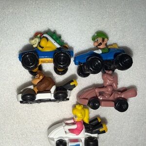Mario Kart Mini Toy Car Set